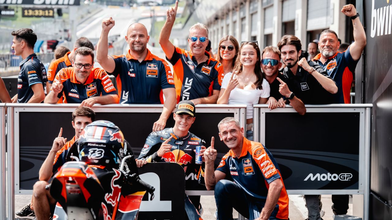 VALENTIN PERRONE TAKES MAIDEN MOTO3™ POLE POSITION AT AUSTRIAN GRAND PRIX ON KTM’S TURF